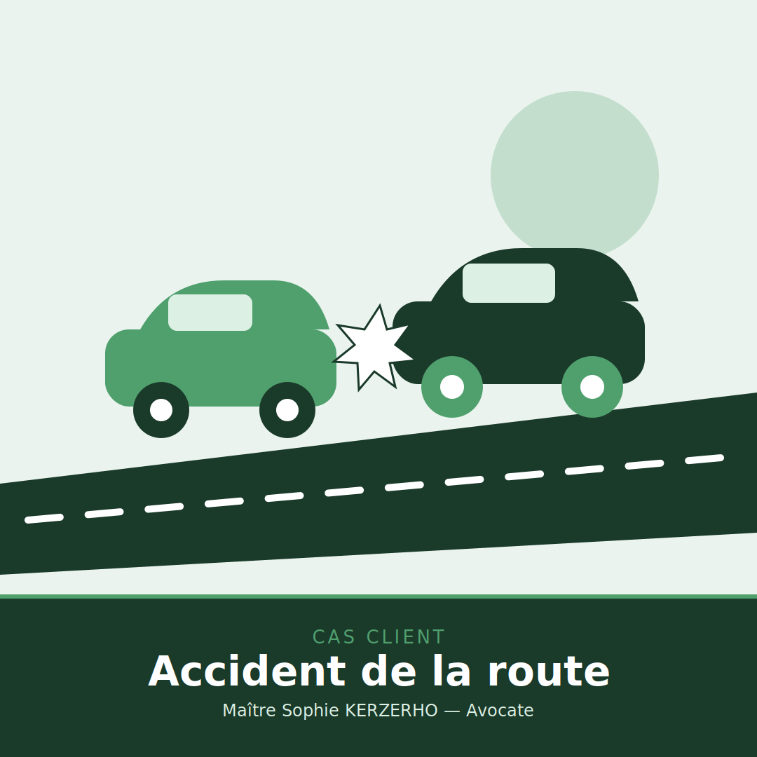 Accident de la route 250 000 € obtenus