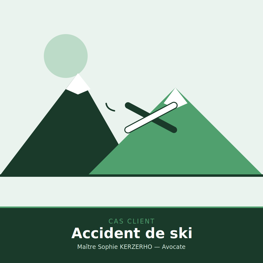 Accident de ski indemnisation via le FGAO